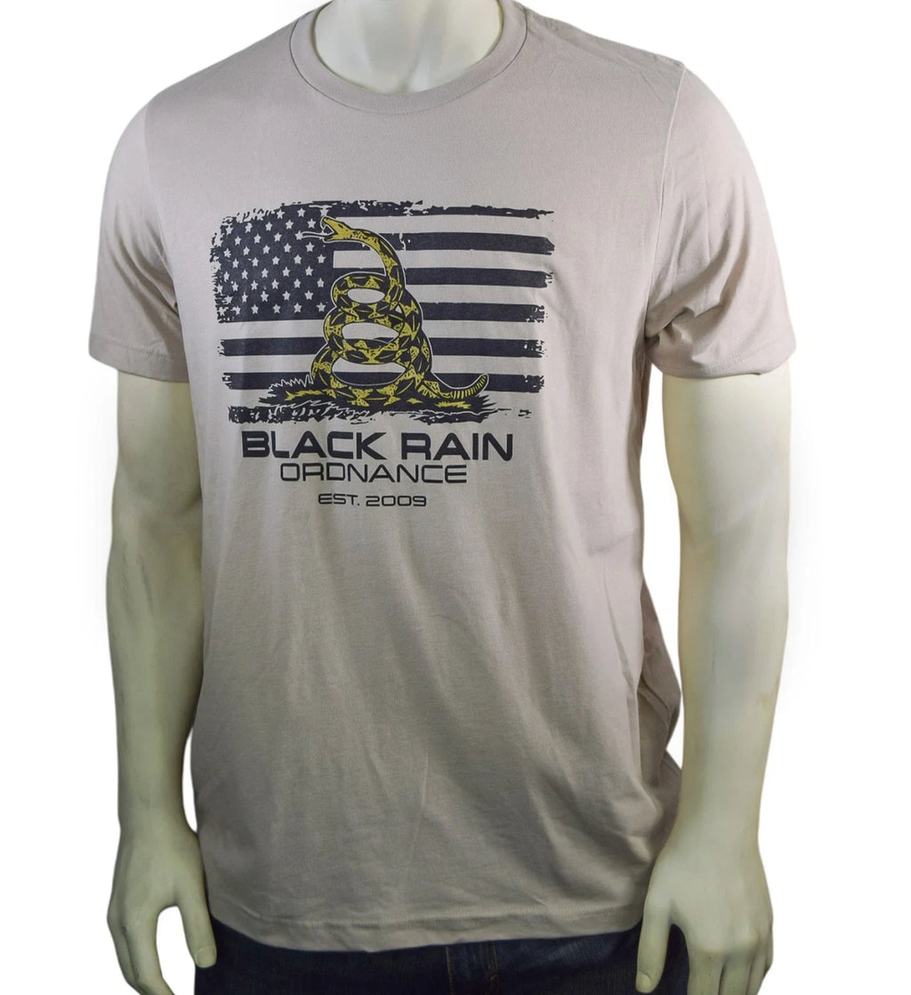 BLACK RAIN ORDNANCE American Flag Gadsden Logo - Adult & Kids T-Shirts, Sweatshirts & Hoodies apparel design preview 1