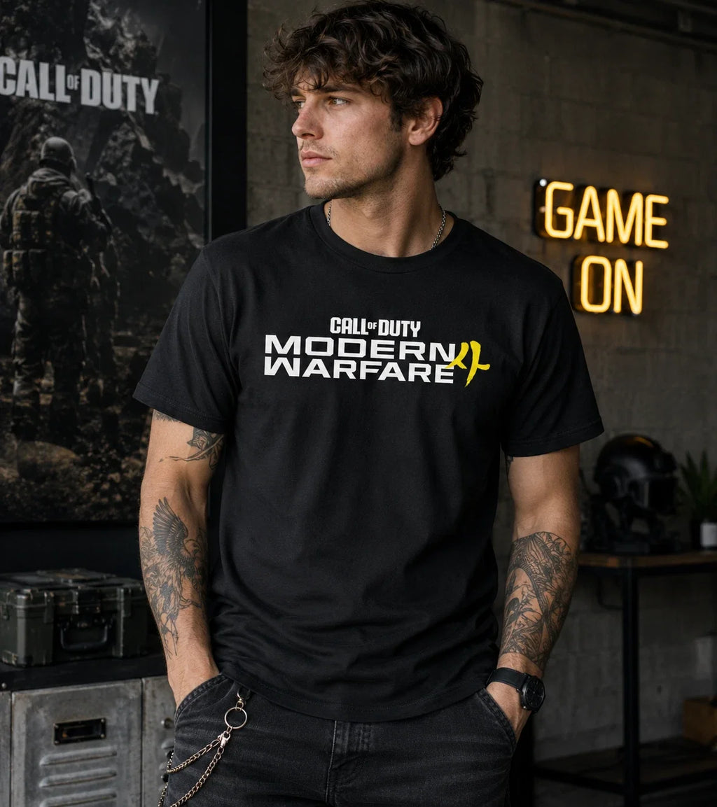 Call of Duty Modern Warfare 4 Logo PS5 Xbox, CoD, - Adult & Kids T-Shirts, Sweatshirts & Hoodies apparel design preview 1