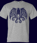 HP Lovecraft Cthulhu distressed look - Adult & Kids T-Shirts, Sweatshirts & Hoodies apparel design preview 1