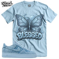 To Match Light Blue Sneaker Blessed - Adult & Kids T-Shirts, Sweatshirts & Hoodies apparel design preview 1
