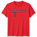 Retro Norway Football Supporter For Men Guys Dad - Adult & Kids T-Shirts, Sweatshirts & Hoodies apparel design preview 1