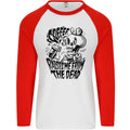 Coffee Raises Me from the Dead Skull Mens L/S - Adult & Kids T-Shirts, Sweatshirts & Hoodies apparel design preview 1