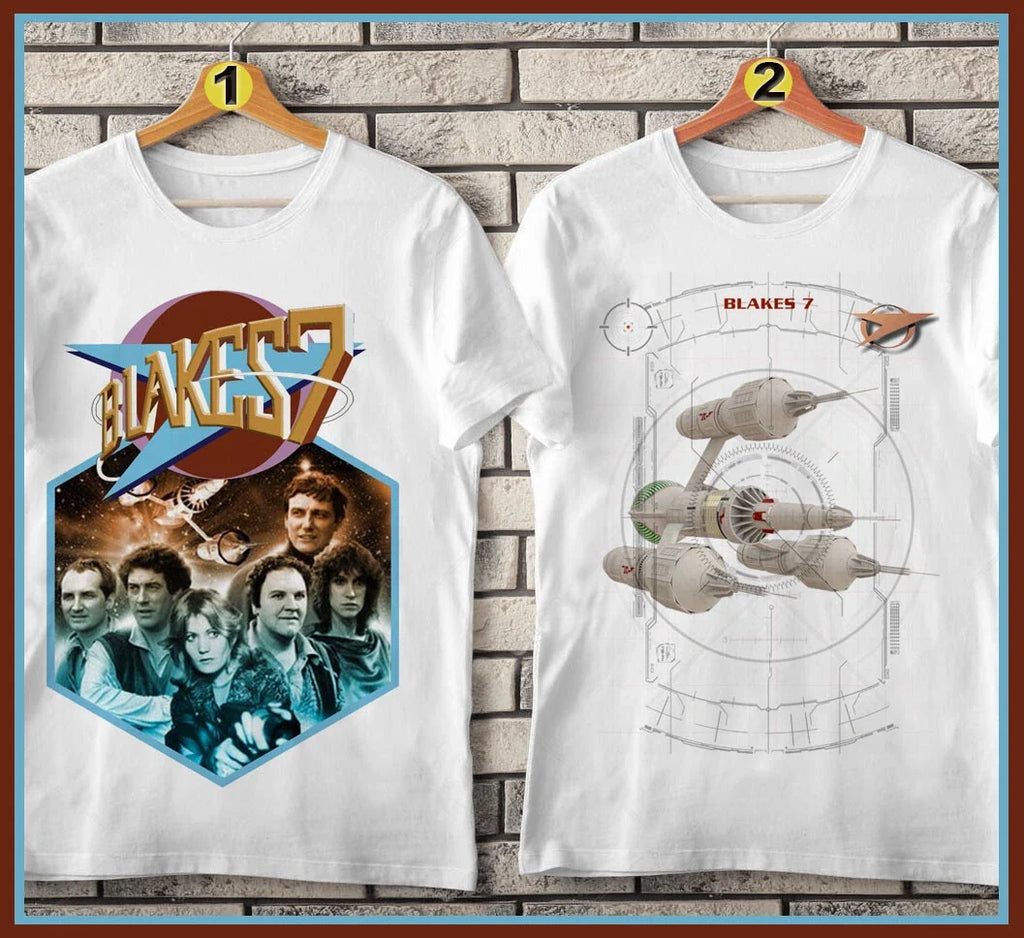 Blakes 7 fan tribute, Brit vintage Sci Fi Classic. - Adult & Kids T-Shirts, Sweatshirts & Hoodies apparel design preview 1