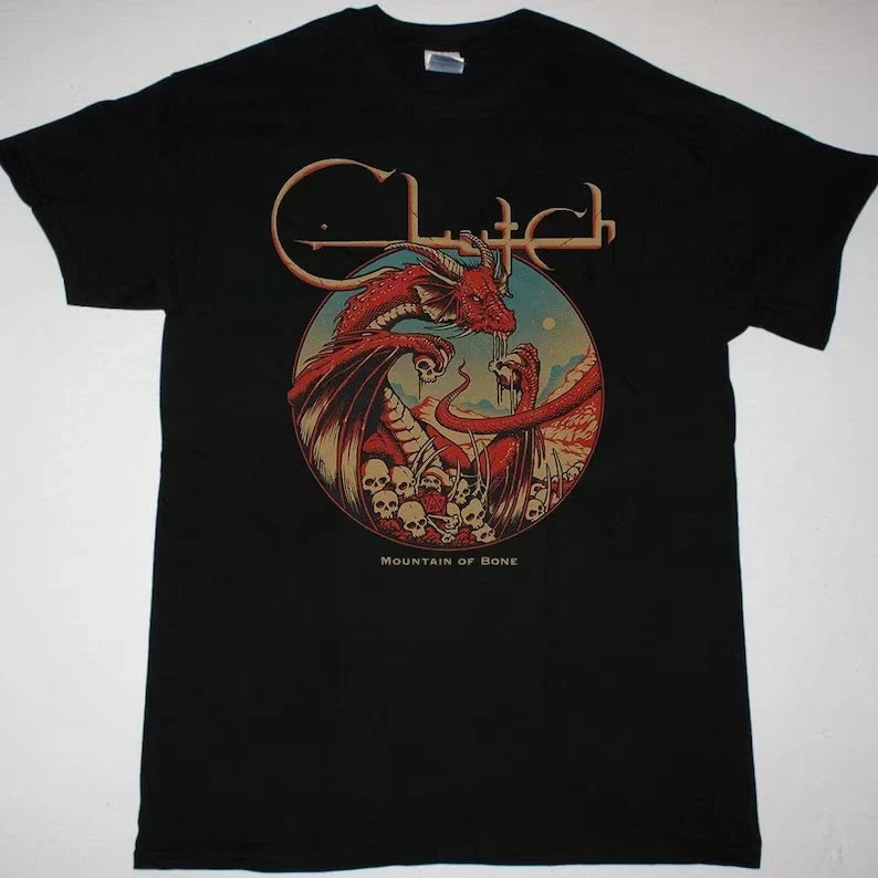 Clutch Mountain of Bone Band Rock - Adult & Kids T-Shirts, Sweatshirts & Hoodies apparel design preview 1