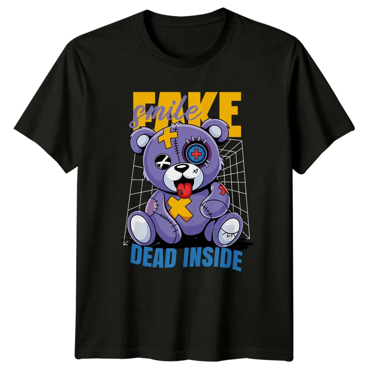Smile Dead Inside Like Gothic Kawaii Streetwear - Adult & Kids T-Shirts, Sweatshirts & Hoodies apparel design preview 1