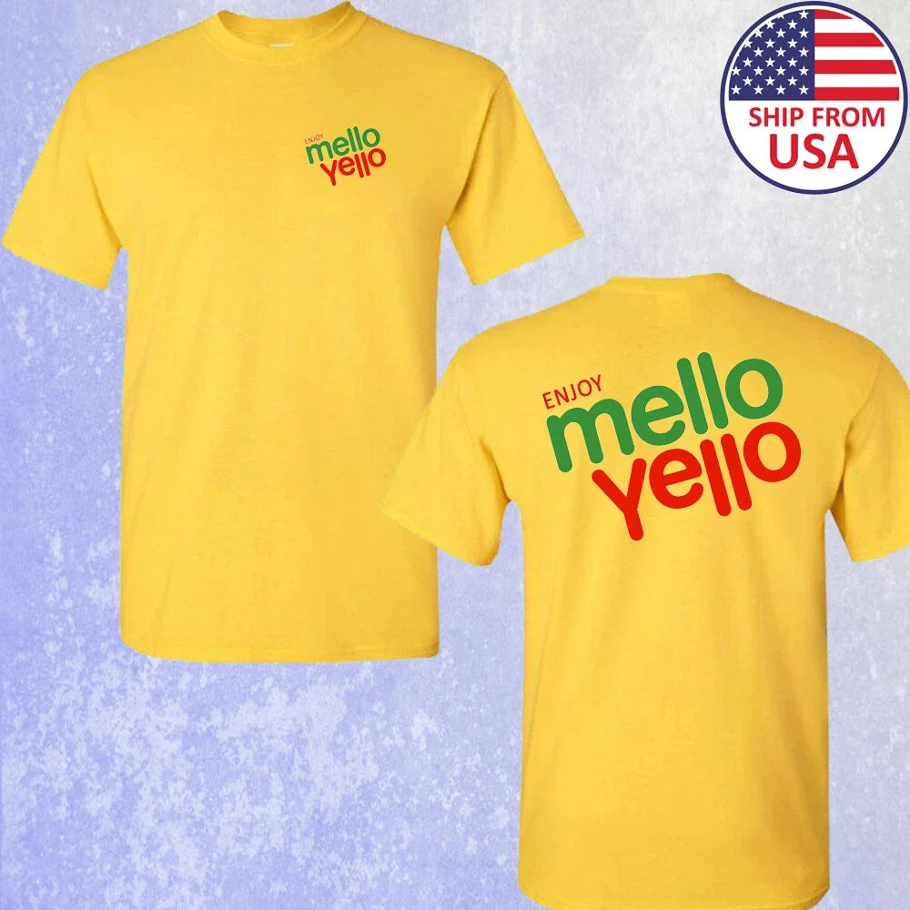 ENJOY MELLO YELLO Men's Size S-5XL - Adult & Kids T-Shirts, Sweatshirts & Hoodies apparel design preview 1