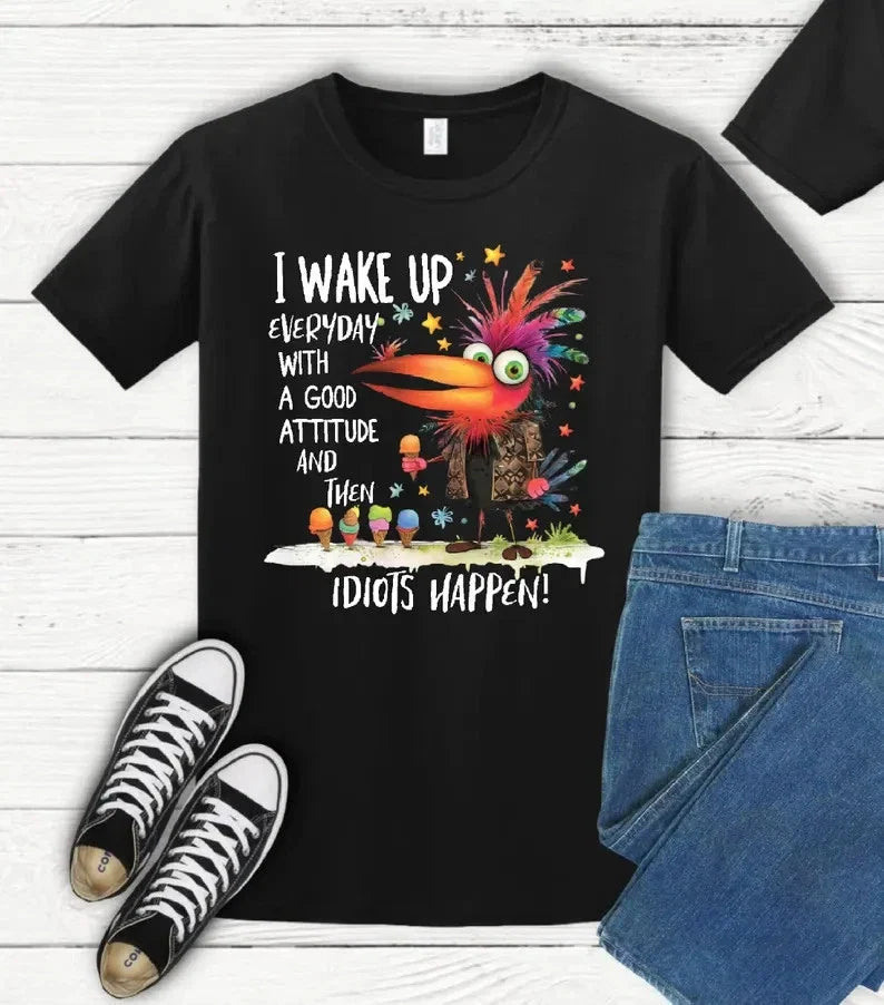 I Wake Up Everyday Funny Meme Awkward Humor - Adult & Kids T-Shirts, Sweatshirts & Hoodies apparel design preview 1