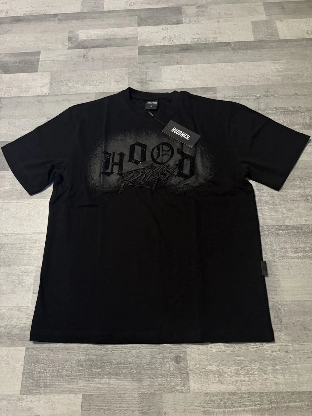 Hoodrich Iron V2 Oversized Black Size Medium - Adult & Kids T-Shirts, Sweatshirts & Hoodies apparel design preview 1