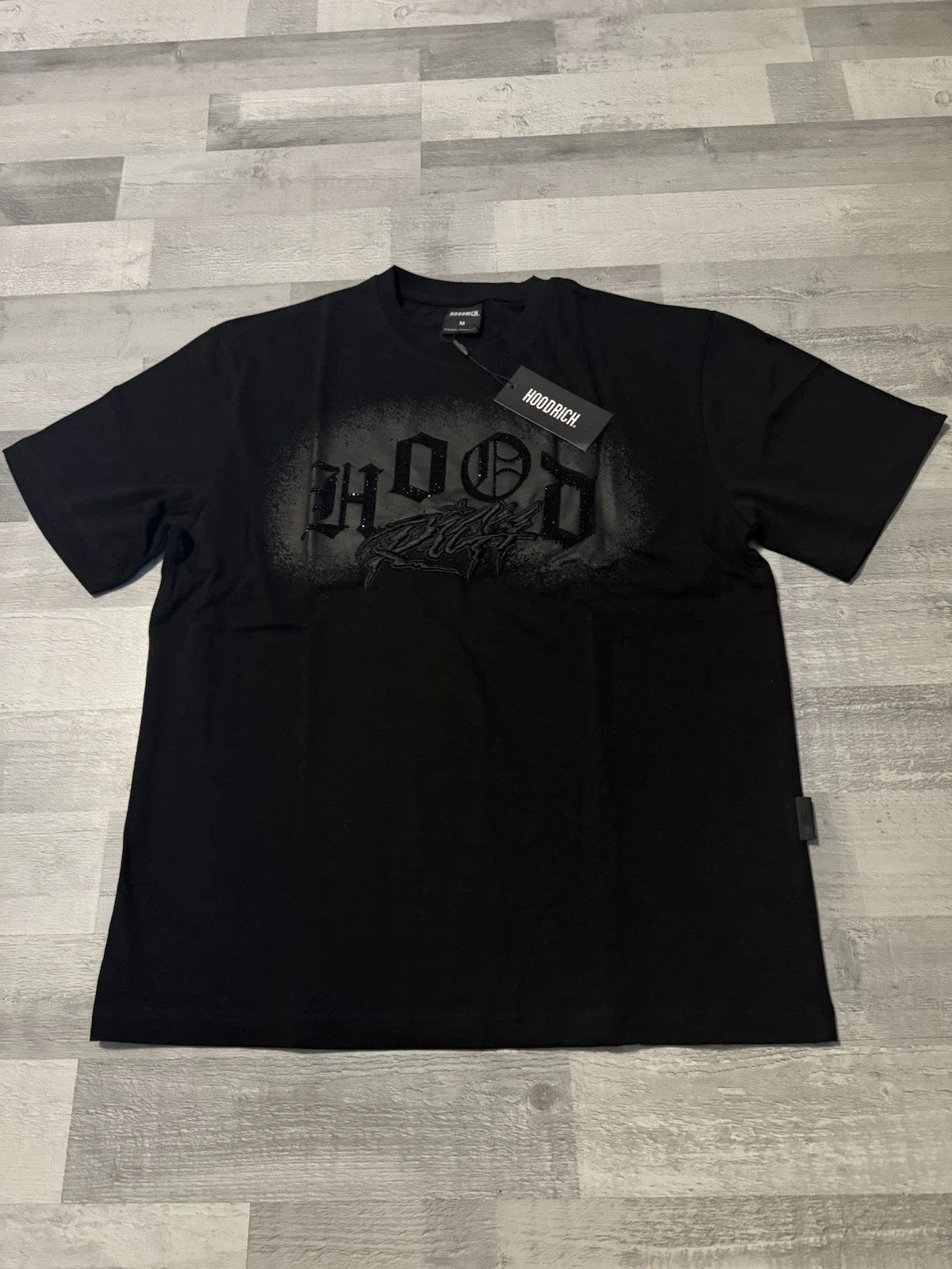 Hoodrich Iron V2 Oversized Black Size Medium - Adult & Kids T-Shirts, Sweatshirts & Hoodies apparel design preview 1