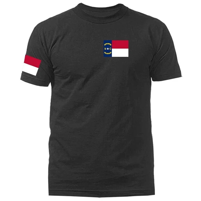 State of North Carolina Flag Crest Graphic - Adult & Kids T-Shirts, Sweatshirts & Hoodies apparel design preview 1