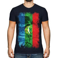 KARACHAY-CHERKESSIA GRUNGE FLAG MENS TOP FOOTBALL - Adult & Kids T-Shirts, Sweatshirts & Hoodies apparel design preview 1