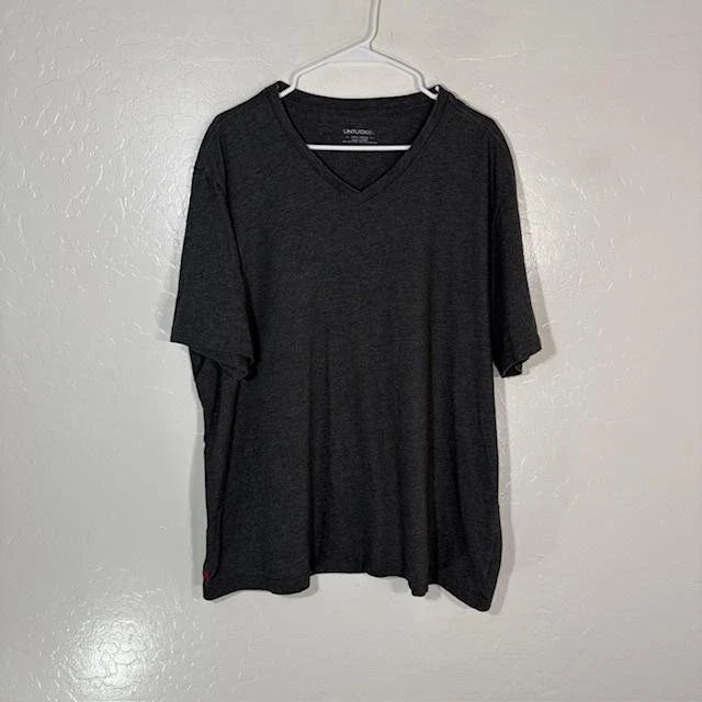 UNTUCKit Mens 3XL Charcoal Gray Bussola V-Neck Short - Adult & Kids T-Shirts, Sweatshirts & Hoodies apparel design preview 1