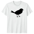 Simple Bird Silhouette Black Graphic Watching - Adult & Kids T-Shirts, Sweatshirts & Hoodies apparel design preview 1