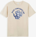 Rage Consumes Me Funny Kitty Cat With Flower Graphic - Adult & Kids T-Shirts, Sweatshirts & Hoodies apparel design preview 1