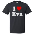 I Love Eva Heart - Adult & Kids T-Shirts, Sweatshirts & Hoodies apparel design preview 1