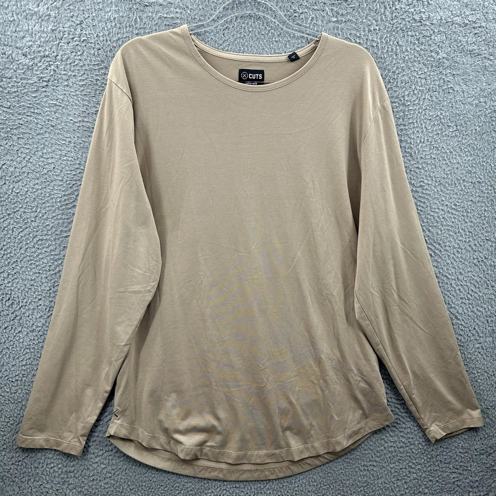 Cuts Mens 2XL Tan Curve Hem Pyca Pro Performance - Adult & Kids T-Shirts, Sweatshirts & Hoodies apparel design preview 1