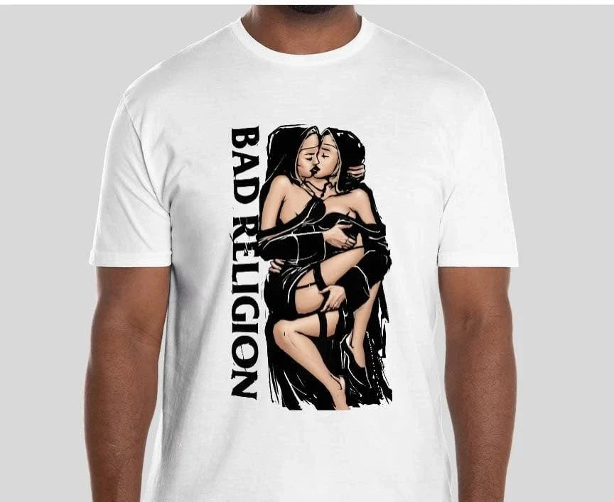 Bad Religion Punk rock band Nuns - Adult & Kids T-Shirts, Sweatshirts & Hoodies apparel design preview 1