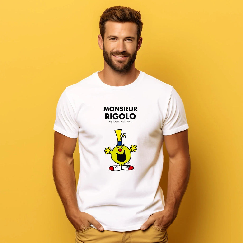 Men's Short Sleeve White, Monsieur Rigolo - Adult & Kids T-Shirts, Sweatshirts & Hoodies apparel design preview 1
