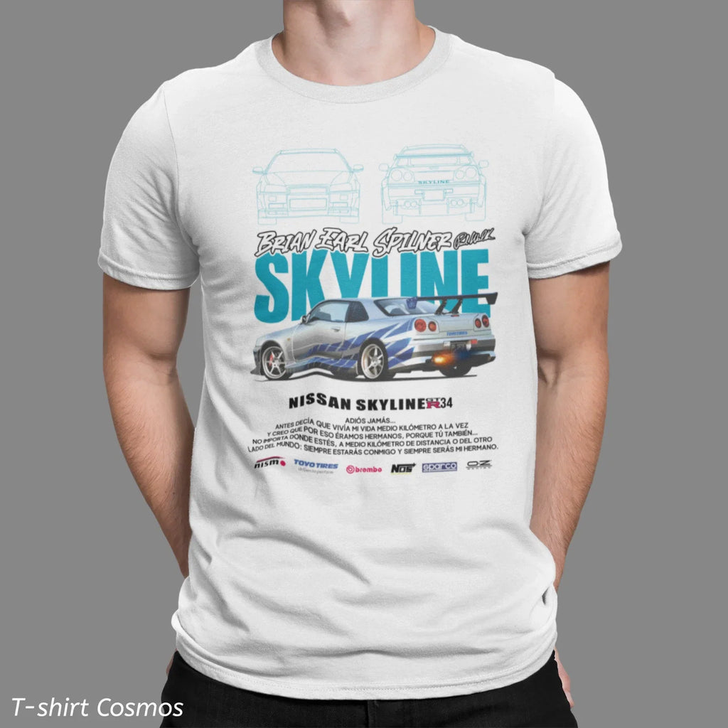 Retro Skyline Brian Earl spilner Car classic Dads - Adult & Kids T-Shirts, Sweatshirts & Hoodies apparel design preview 1
