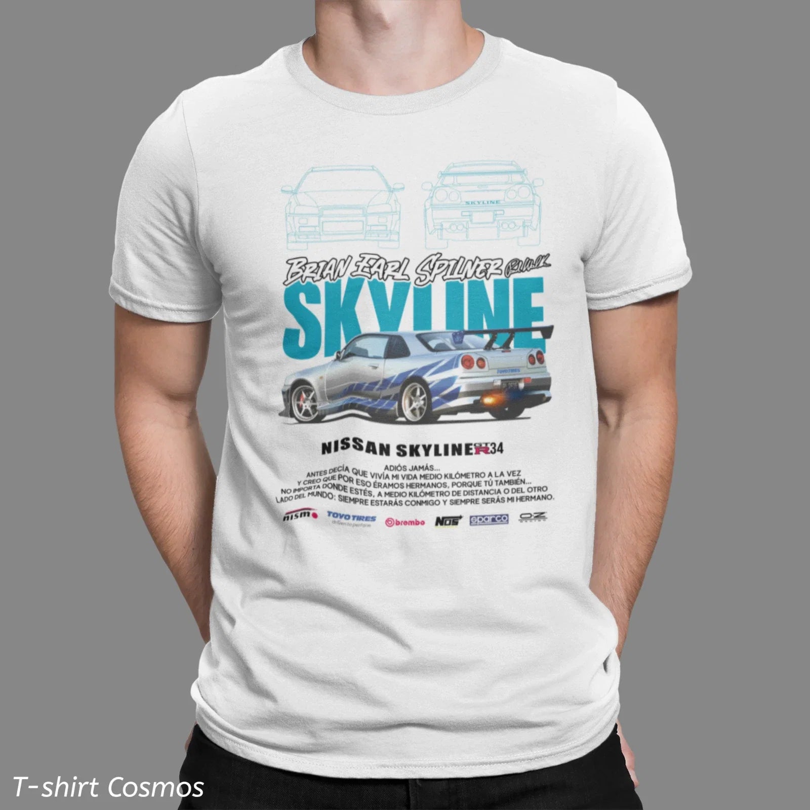 Retro Skyline Brian Earl spilner Car classic Dads - Adult & Kids T-Shirts, Sweatshirts & Hoodies apparel design preview 1