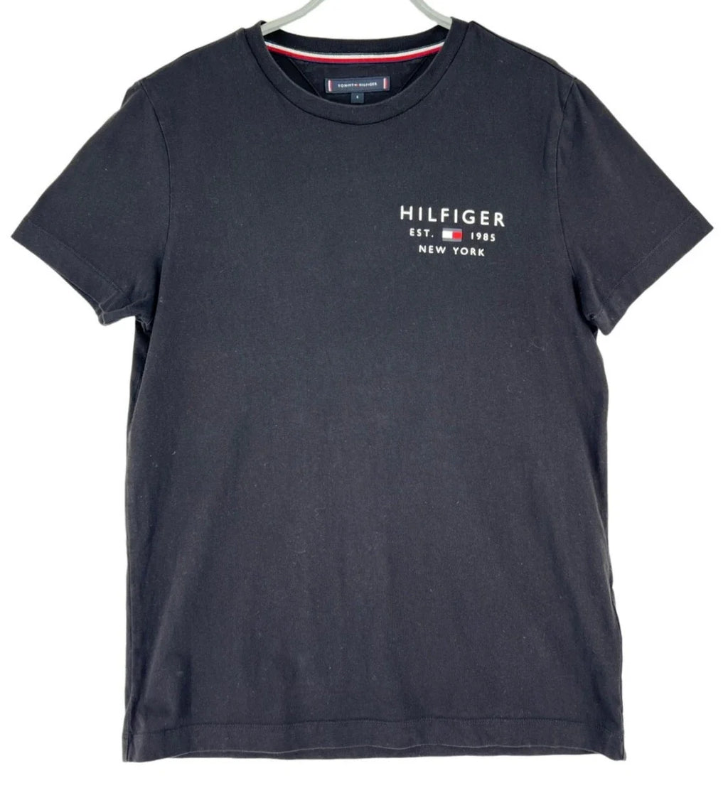 Tommy Hilfiger Men Slim Fit Crew Neck Black Jersey - Adult & Kids T-Shirts, Sweatshirts & Hoodies apparel design preview 1