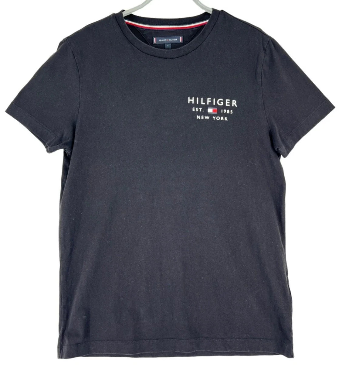 Tommy Hilfiger Men Slim Fit Crew Neck Black Jersey - Adult & Kids T-Shirts, Sweatshirts & Hoodies apparel design preview 1