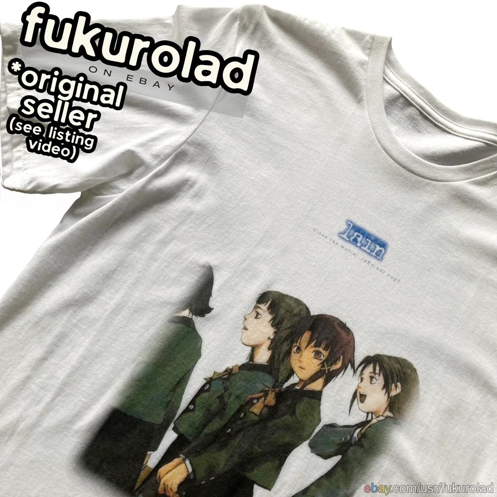 SERIAL EXPERIMENTS LAIN ANIME GILDAN COMFORT COLORS - Adult & Kids T-Shirts, Sweatshirts & Hoodies apparel design preview 1