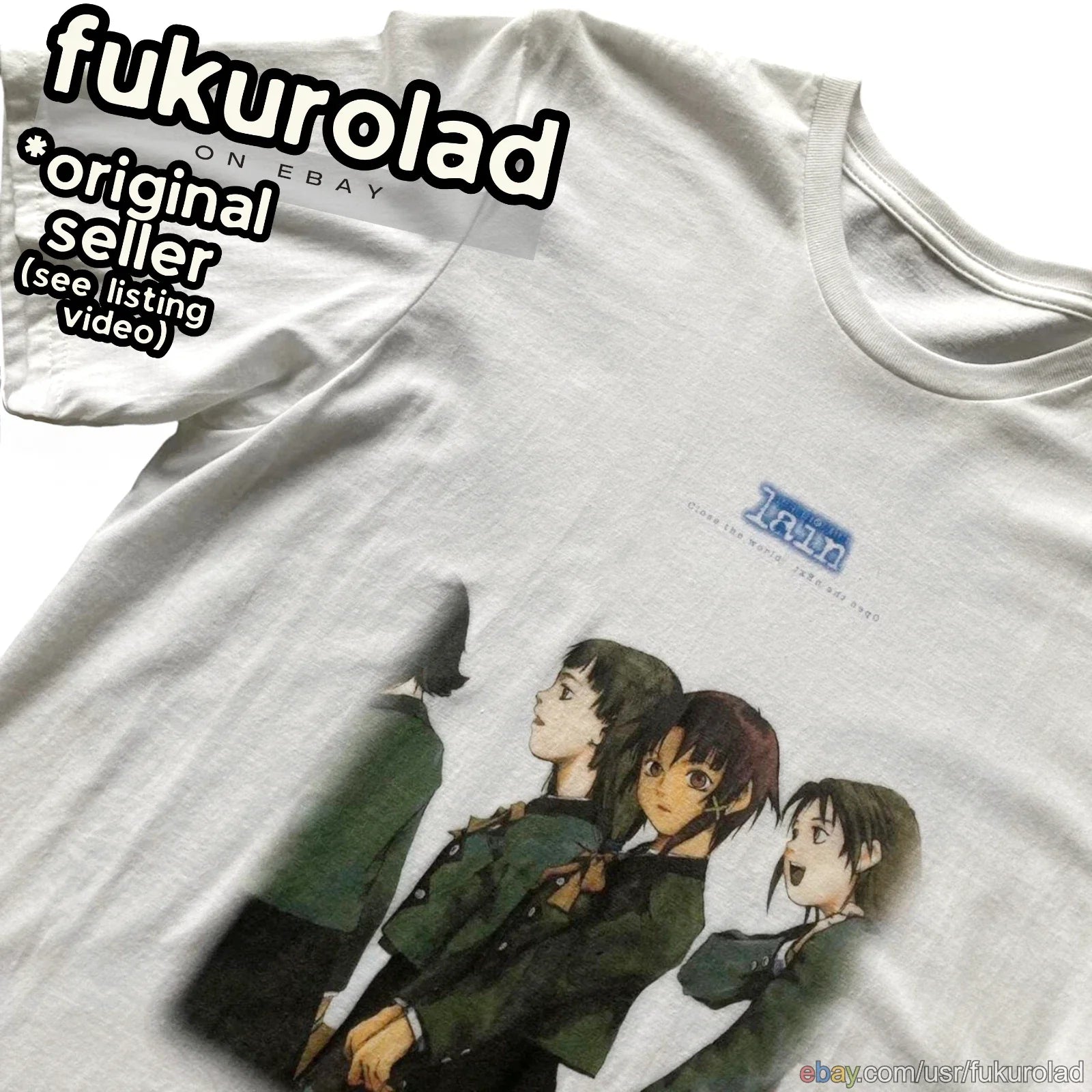 SERIAL EXPERIMENTS LAIN ANIME GILDAN COMFORT COLORS - Adult & Kids T-Shirts, Sweatshirts & Hoodies apparel design preview 1