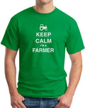 KEEP CALM I'M A FARMER FUNNY SLOGAN Mens Womens - Adult & Kids T-Shirts, Sweatshirts & Hoodies apparel design preview 1