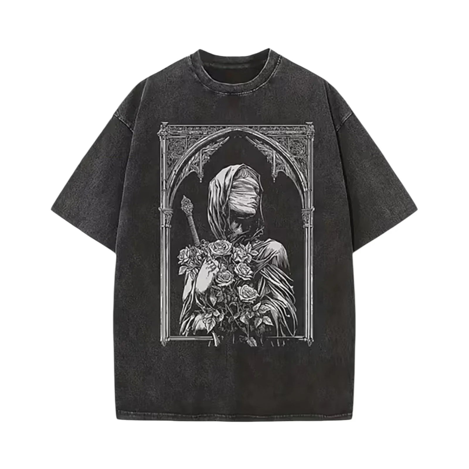 Black Size L Blind Gothic Monk Vintage Graphic - Adult & Kids T-Shirts, Sweatshirts & Hoodies apparel design preview 1