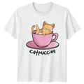 Catpuccino Womens Coffee Puns Cats Birthday Gift For - Adult & Kids T-Shirts, Sweatshirts & Hoodies apparel design preview 1