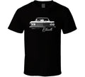 1964 Chevelle Grill View With Model Name Black - Adult & Kids T-Shirts, Sweatshirts & Hoodies apparel design preview 1