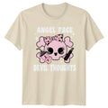 Angel Face Devil Thoughts Womens Pastel Goth - Adult & Kids T-Shirts, Sweatshirts & Hoodies apparel design preview 1