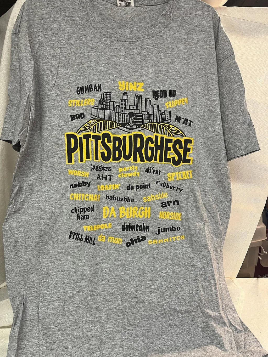 Fruit Of The Loom PITTSBURGHESE Language Definitions - Adult & Kids T-Shirts, Sweatshirts & Hoodies apparel design preview 1