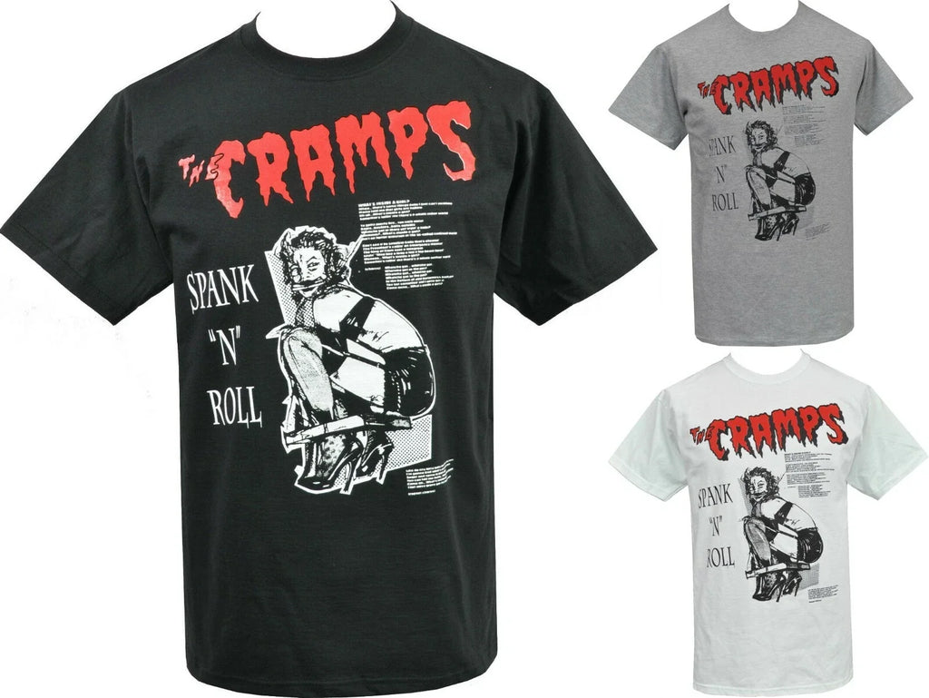 THE CRAMPS Mens PSYCHOBILLY Spank Roll Garage Bondage - Adult & Kids T-Shirts, Sweatshirts & Hoodies apparel design preview 1