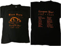 BLACK~DEATH EUROPEAN TOUR 1347-1351 VINTAGE 80'S 1980 - Adult & Kids T-Shirts, Sweatshirts & Hoodies apparel design preview 1
