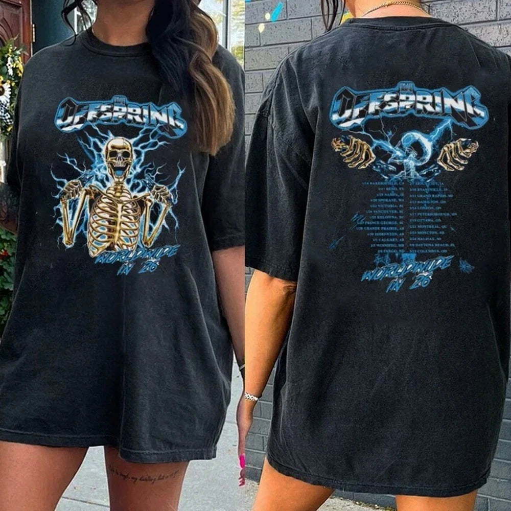 The Offspring Tour 2026, Vintage for Punk Rock Fans - Adult & Kids T-Shirts, Sweatshirts & Hoodies apparel design preview 1