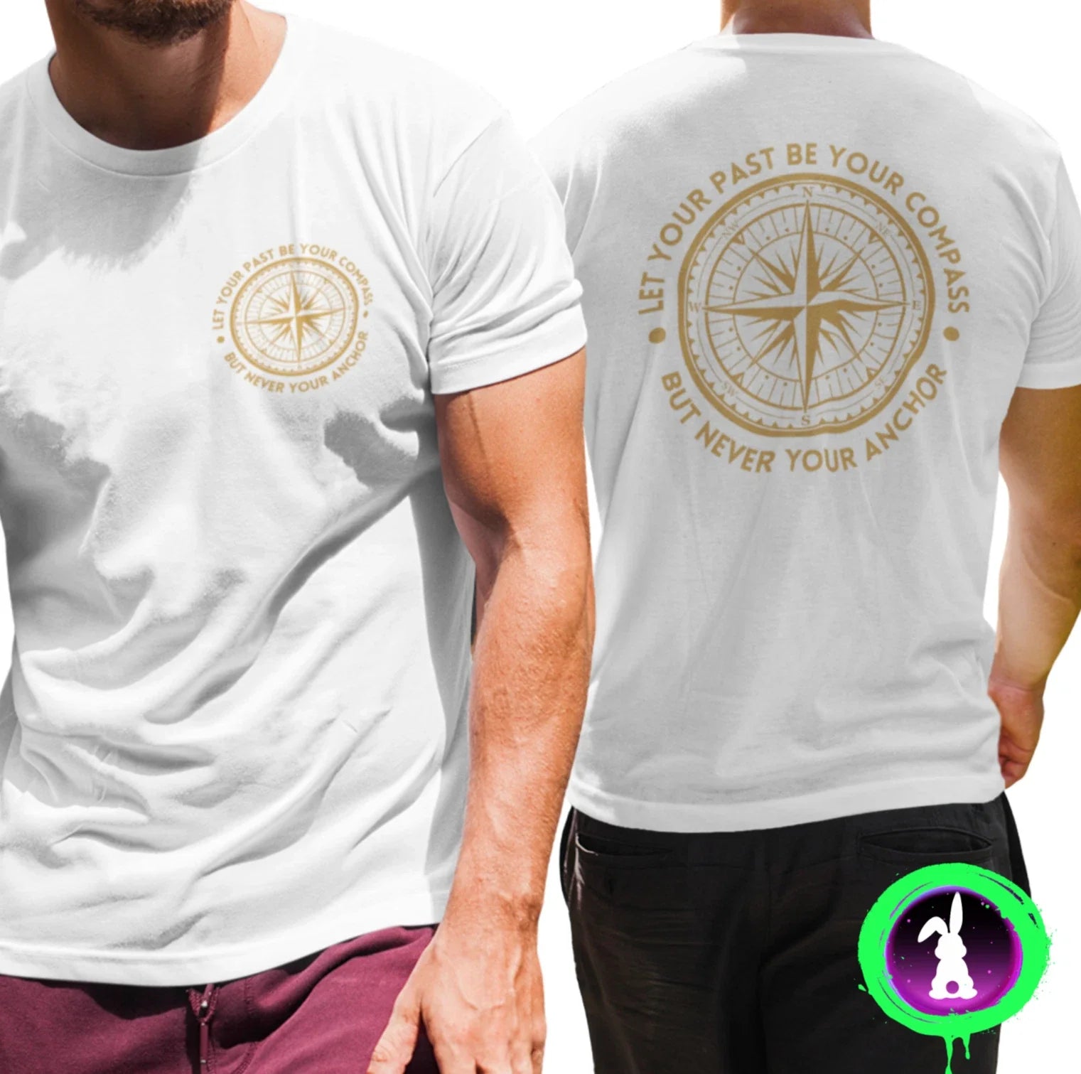 Let Your Past Be Compass But Never Anchor - Adult & Kids T-Shirts, Sweatshirts & Hoodies apparel design preview 1