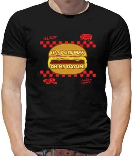Oh Mi Goodness Dayum Men's Song Meme Burger Gregory - Adult & Kids T-Shirts, Sweatshirts & Hoodies apparel design preview 1