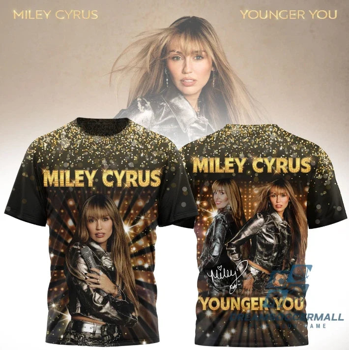 Miley.Cyrus Younger You 2026 Unisex 3D Full Sizes - Adult & Kids T-Shirts, Sweatshirts & Hoodies apparel design preview 1