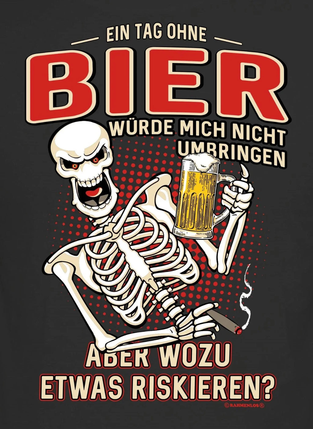 Men's Quote A Day Without Beer Funny Gifts Black - Adult & Kids T-Shirts, Sweatshirts & Hoodies apparel design preview 1