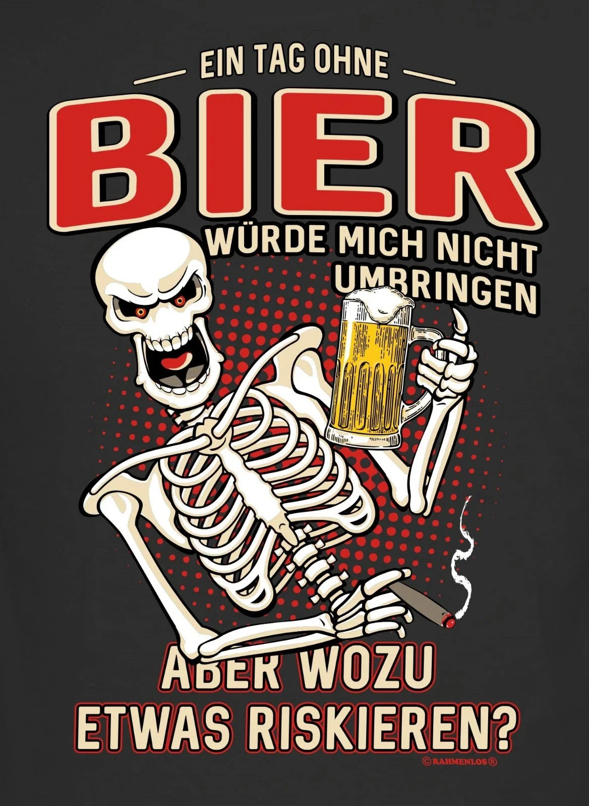 Men's Quote A Day Without Beer Funny Gifts Black - Adult & Kids T-Shirts, Sweatshirts & Hoodies apparel design preview 1
