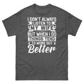 I Don't Always Listen to My Wife Sarcastic Novelty - Adult & Kids T-Shirts, Sweatshirts & Hoodies apparel design preview 1