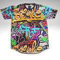 Royal Blue Label Hip Hop Graffiti Colorful Print - Adult & Kids T-Shirts, Sweatshirts & Hoodies apparel design preview 1