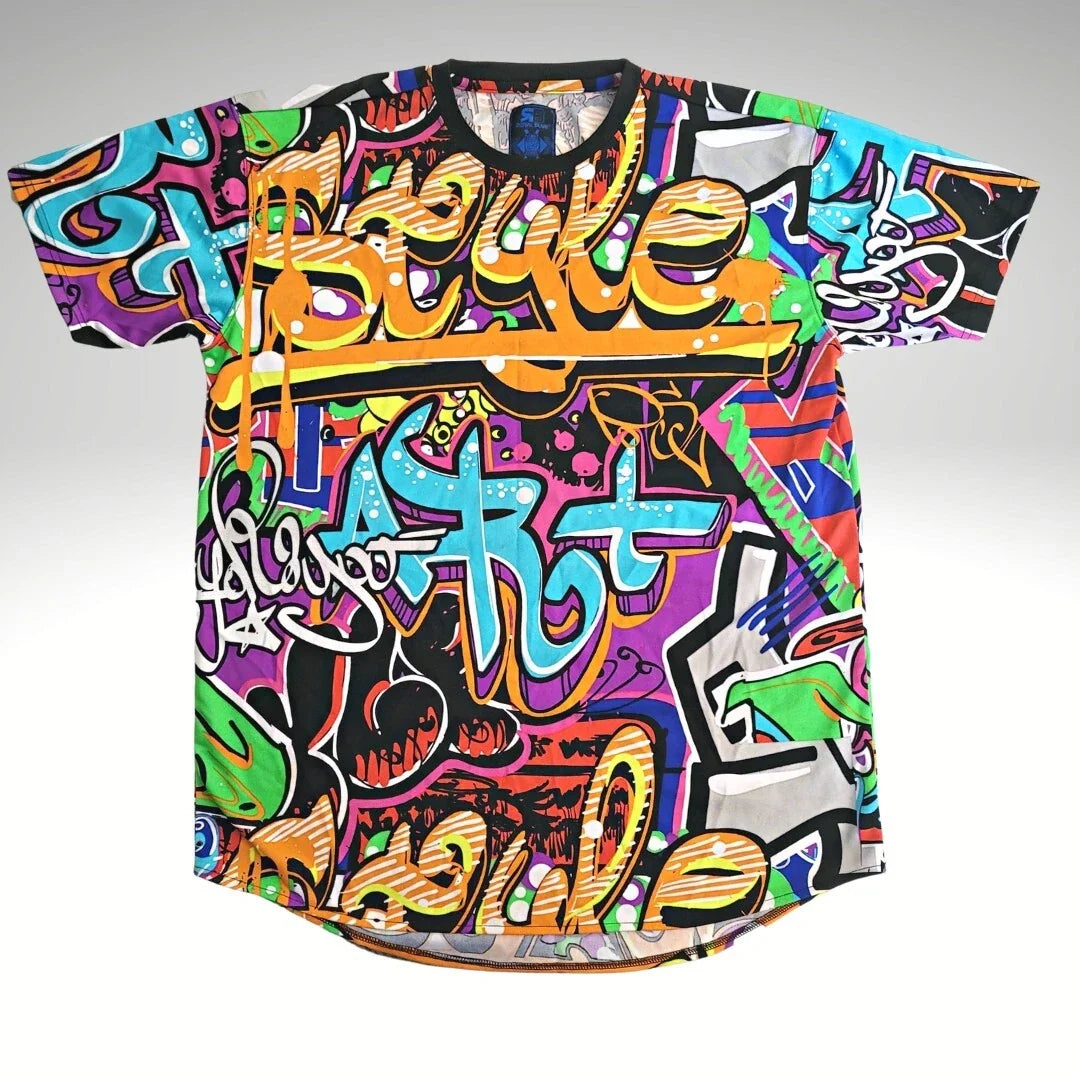 Royal Blue Label Hip Hop Graffiti Colorful Print - Adult & Kids T-Shirts, Sweatshirts & Hoodies apparel design preview 1