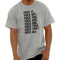 F**k It All Funny Offensive Rude Novelty Gift Womens - Adult & Kids T-Shirts, Sweatshirts & Hoodies apparel design preview 1