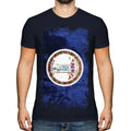 VIRGINIA STATE GRUNGE FLAG MENS TOP VIRGINIAN JERSEY - Adult & Kids T-Shirts, Sweatshirts & Hoodies apparel design preview 1
