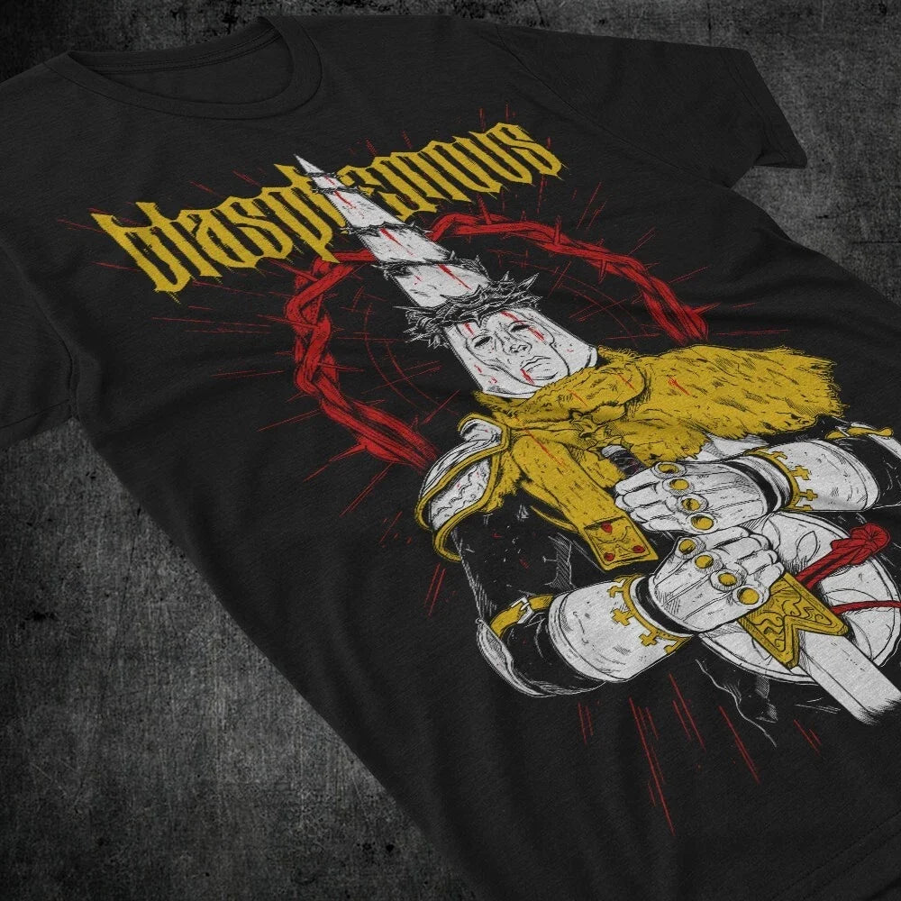 Blasphemous GAME OVER Graphic Video Games Retro - Adult & Kids T-Shirts, Sweatshirts & Hoodies apparel design preview 1