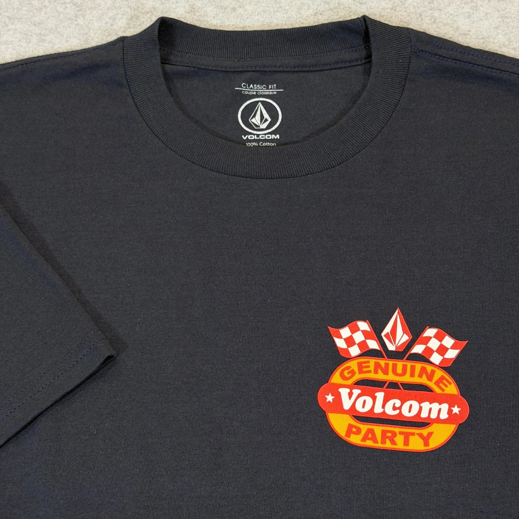 Volcom Fifth Gear Mens Small Navy Party Racing - Adult & Kids T-Shirts, Sweatshirts & Hoodies apparel design preview 1