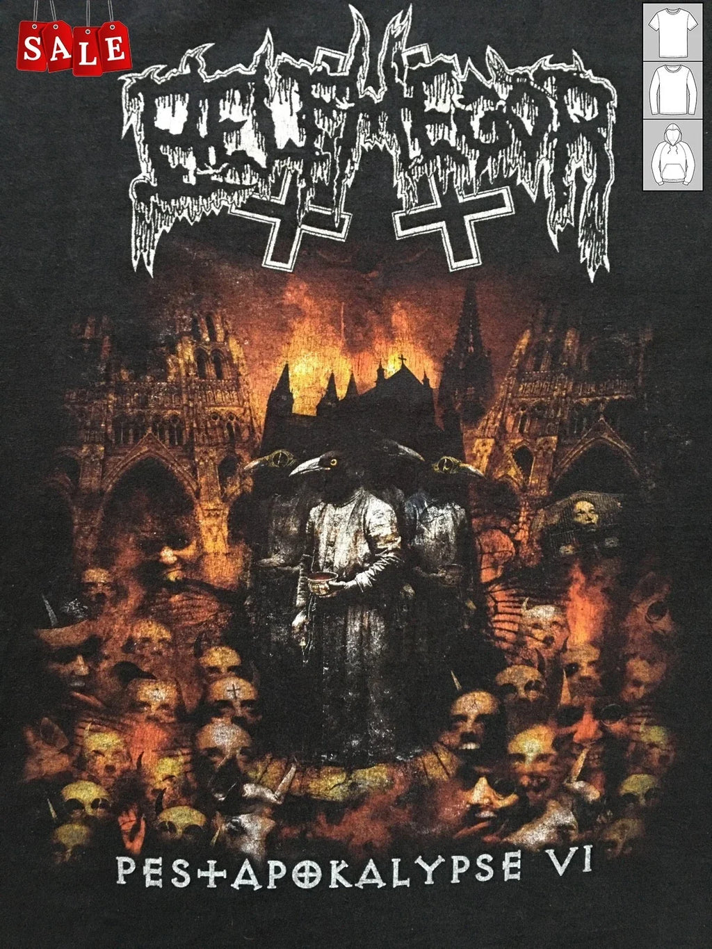 New Popular Belphegor Pestapokalypse Gift For Fans - Adult & Kids T-Shirts, Sweatshirts & Hoodies apparel design preview 1